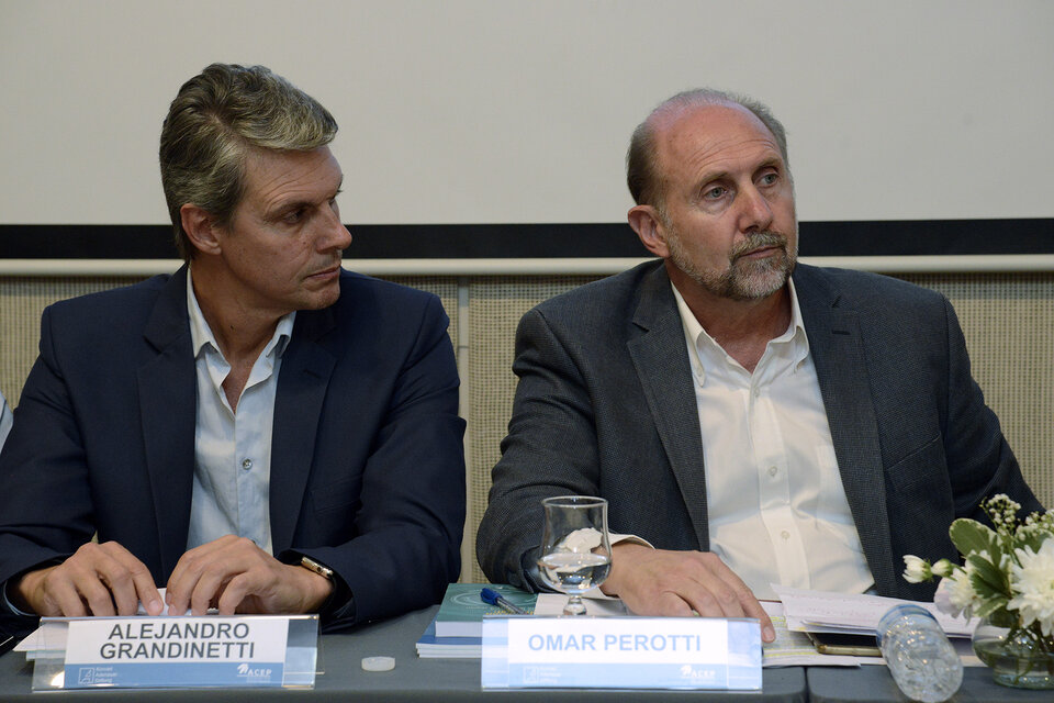 Perotti y Grandinetti se mostraron en sintonía política. (Fuente: Andres Macera)