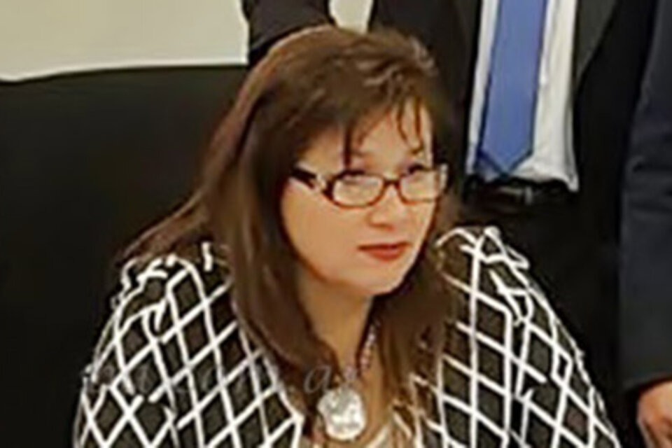 La jueza Claudia Yance.