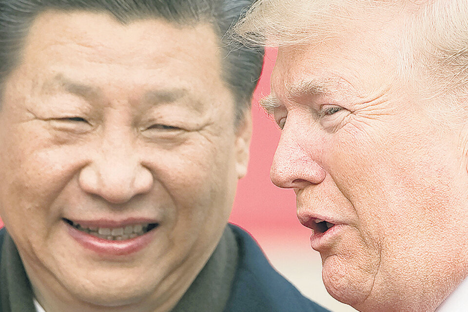 Los presidentes Xi Jinping (República Popular China) y Donald Trump (Estados Unidos). (Fuente: AFP)