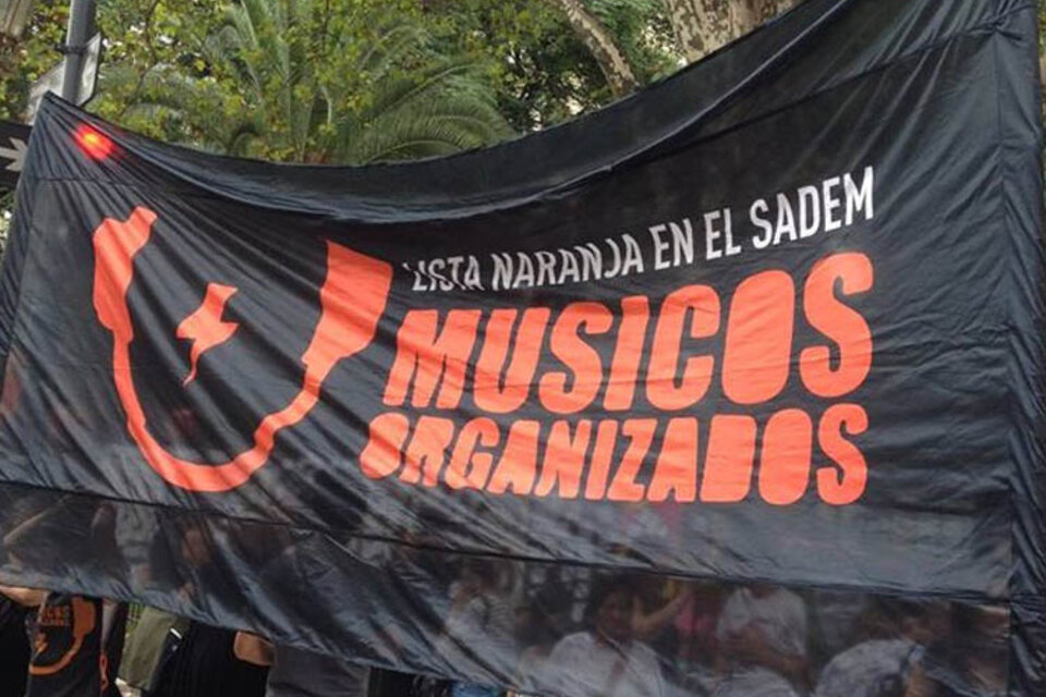 El colectivo de músicos que se sumó a la campaña por la despenalización del aborto. (Fuente: Fecebook Músicos Organizados)