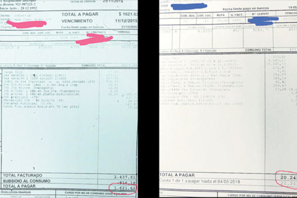 La fábrica de galletitas que pasó de 1.621 a 20.242 pesos de gas desde 2015.