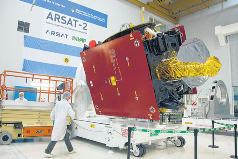 Invap desarrolla satélites de observación y de comunicaciones, y radares monopulso, entre otros productos. (Fuente: Télam)