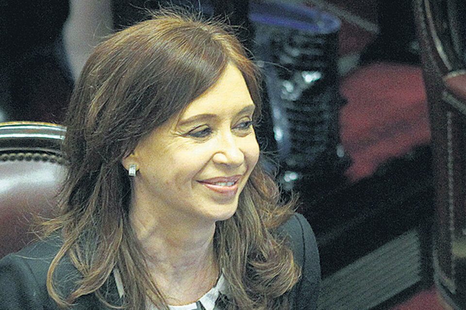 La ex presidenta Cristina Kirchner.