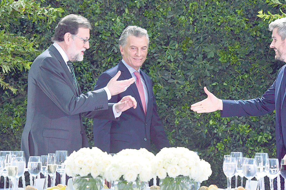 Ante Rajoy, Macri dijo que España “es un ejemplo a seguir”. (Fuente: Télam)