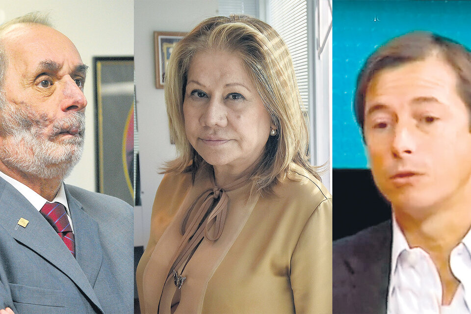 Pablo Tonelli (PRO), Graciela Camaño (Frente Renovador), Daniel Lipovetsky (PRO), enfrentados.