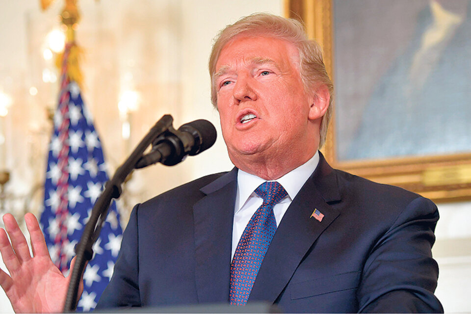 El presidente de Estados Unidos, Doland Trump, anunció el ataque en un mensaje televisado. (Fuente: AFP)