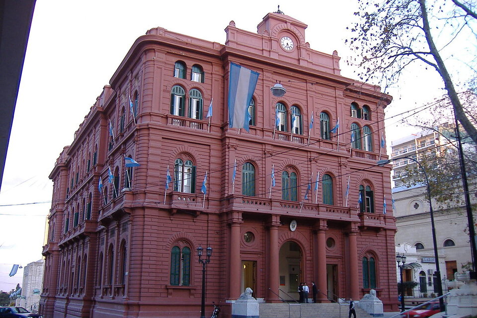 El edificio de la Municipalidad de Rosario.