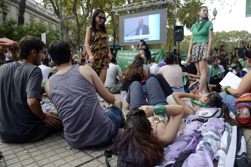 Desde el Congreso, Caruana contó que la ciudad lleva 30 años en materia de salud sexual. (Fuente: Andres Macera)