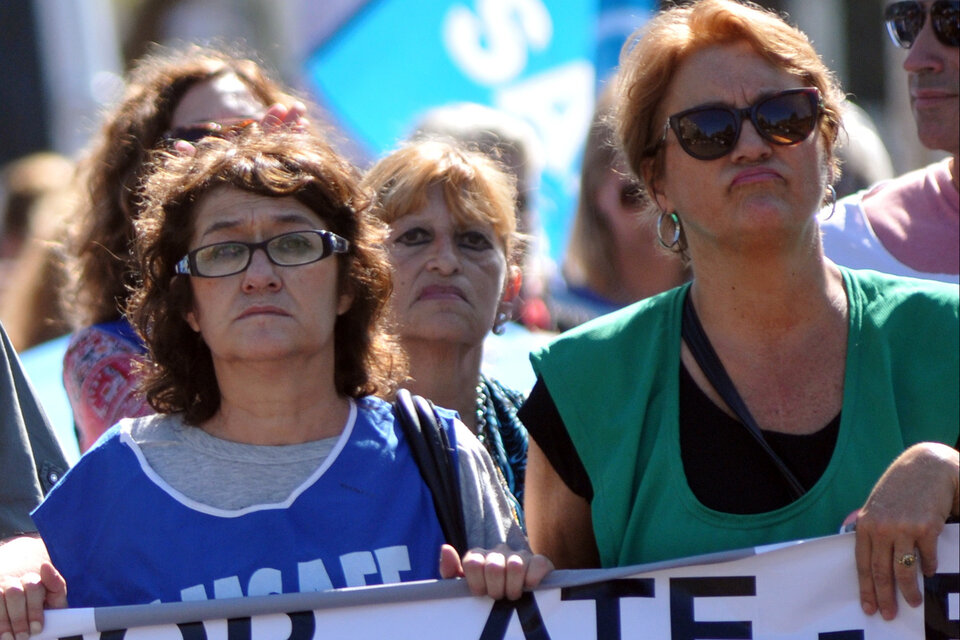 Las dirigentes docentes destacaron la aplicación de la cláusula gatillo.