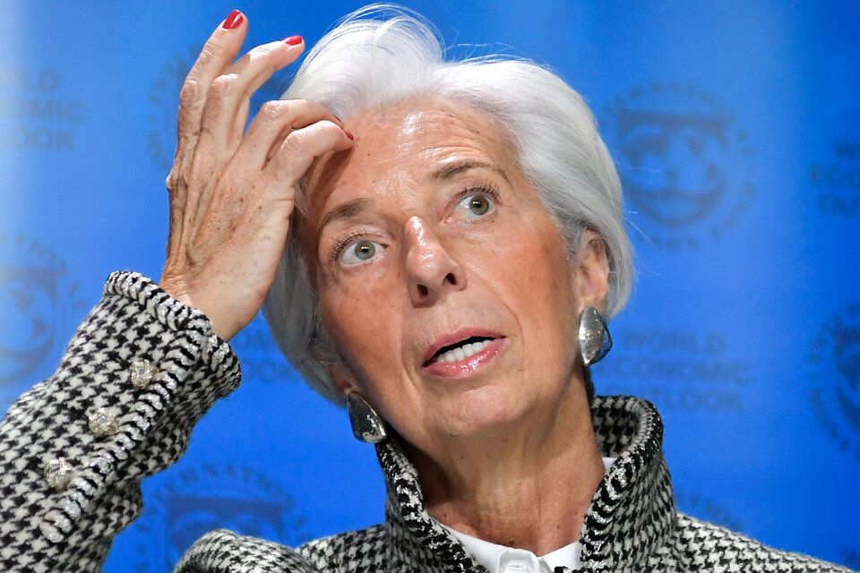 Christine Lagarde, directora gerente del FMI, está al frente de las negociaciones con Argentina. (Fuente: AFP)