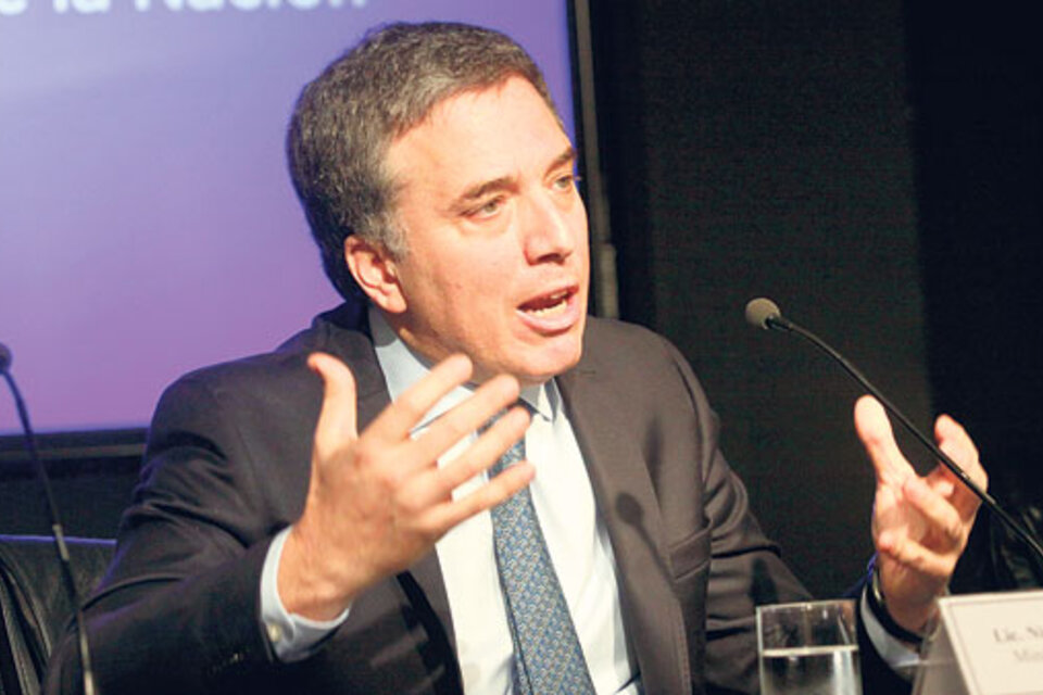 Nicolás Dujovne. “Anunciamos medidas para dar certezas de que Argentina va al equilibrio fiscal.”