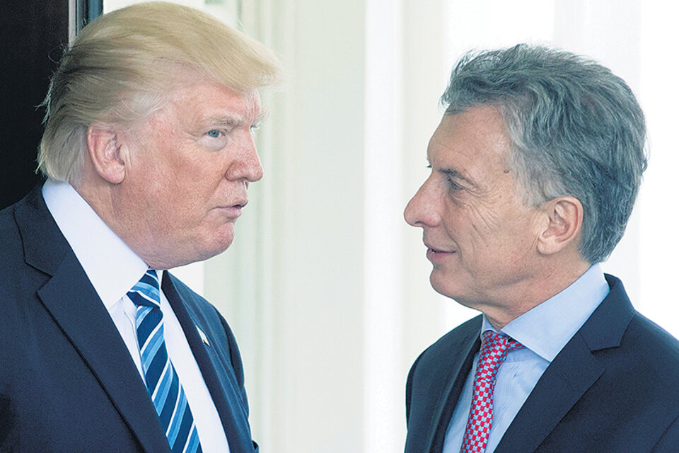 Donald Trump y Mauricio Macri conversaron ayer también sobre el G-20, Corea del Norte y Venezuela, según se informó. (Fuente: EFE)