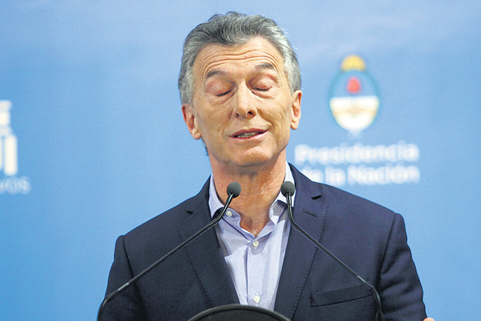 La gestión de Macri bajó un 15 por ciento respecto al mes anterior. (Fuente: Leandro Teysseire)