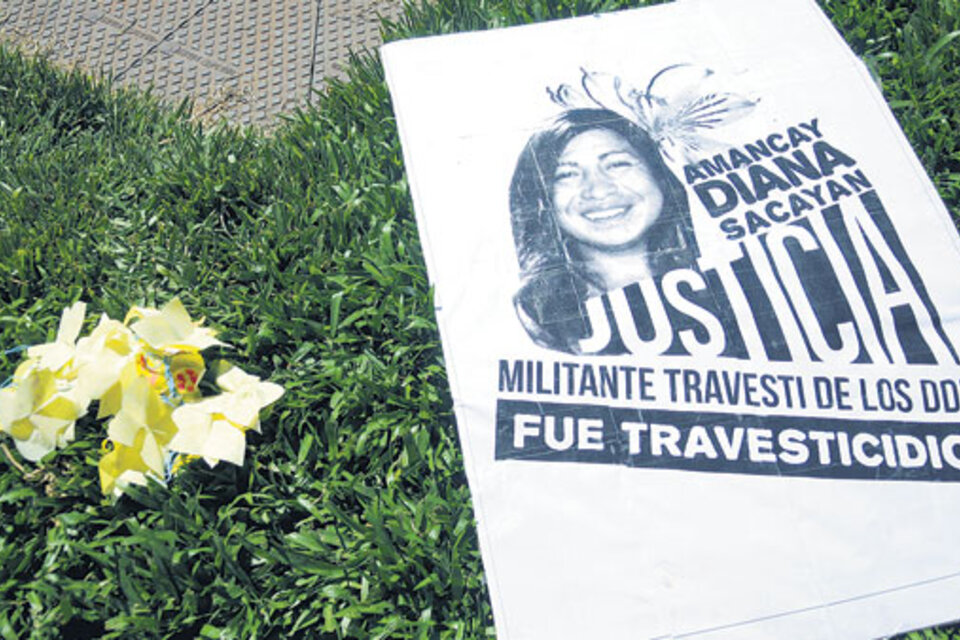Diana Sacayán enarboló las banderas de la militancia travesti.