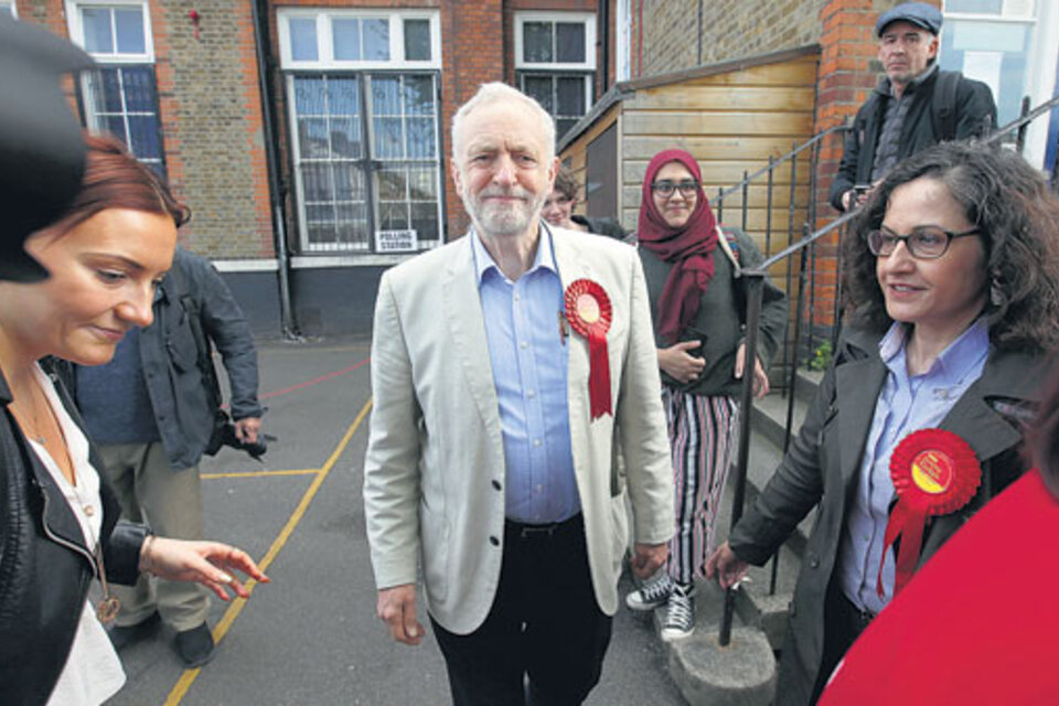 Jeremy Corbyn, el líder de la izquierda laborista, claro ganador en las municipales de ayer.