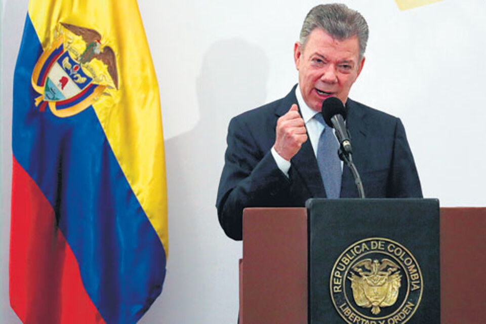 Santos anunció el ingreso de Colombia a la OTAN como “socio” un día antes de la elección.
