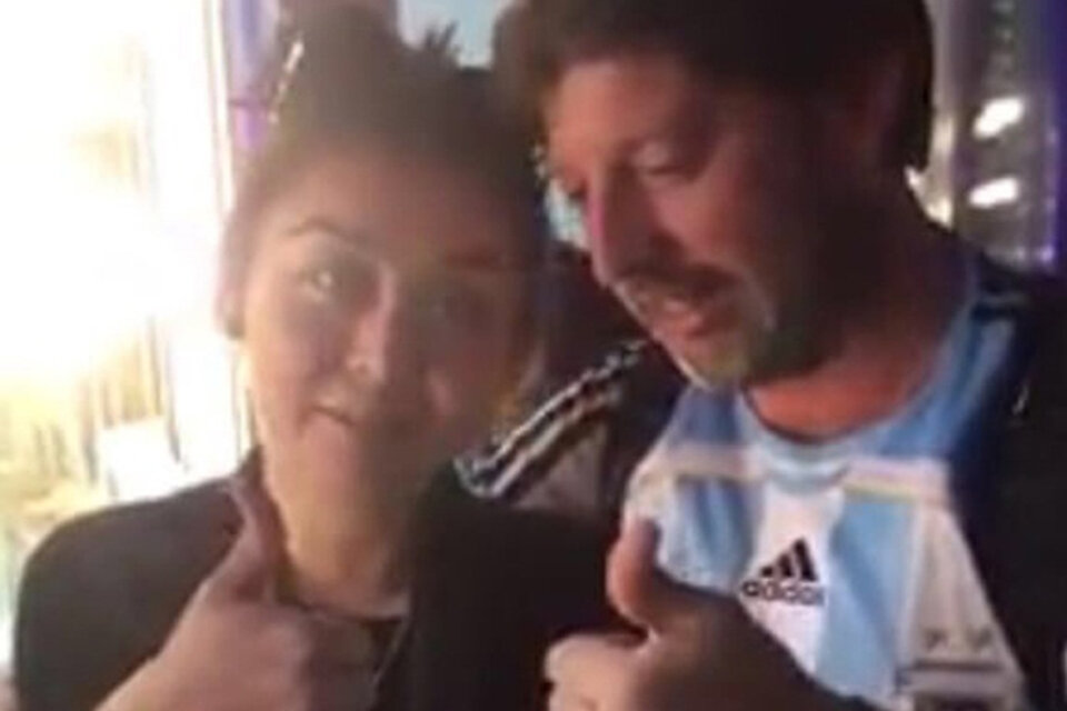 El argentino que se queda queda sin Mundial por un video, en acción. (Fuente: Captura de pantalla)