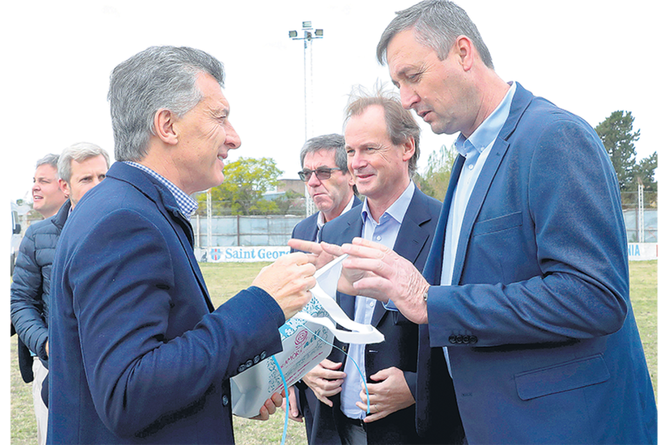 Mauricio Macri encabezó un acto en la ciudad de Basavilbaso, Entre Ríos, junto al gobernador Gustavo Bordet.