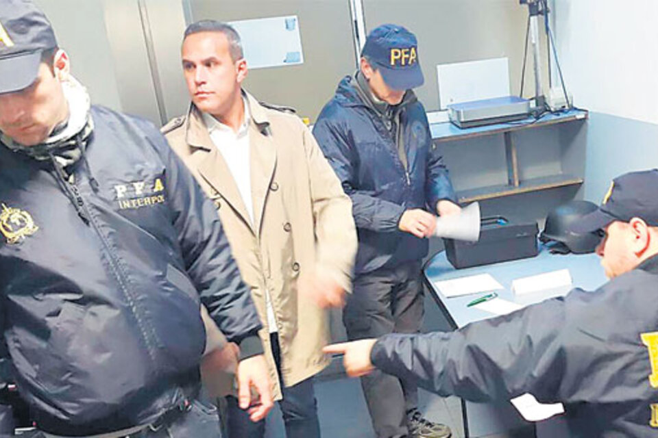 Martínez Rojas fue trasladado bajo estrictas medidas de seguridad. (Fuente: Télam)