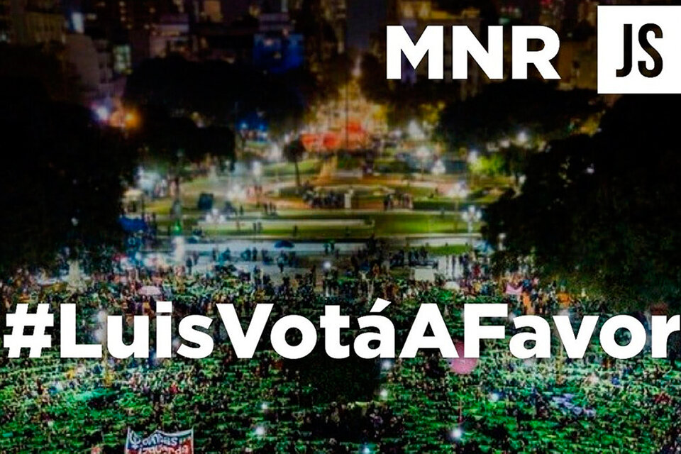 El hashtag #LuisVotáAFavor fue tendencia nacional.