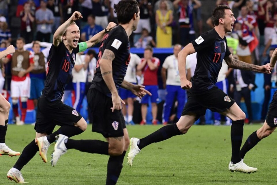 Los croatas jugarán con Inglaterra el miércoles. (Fuente: AFP)