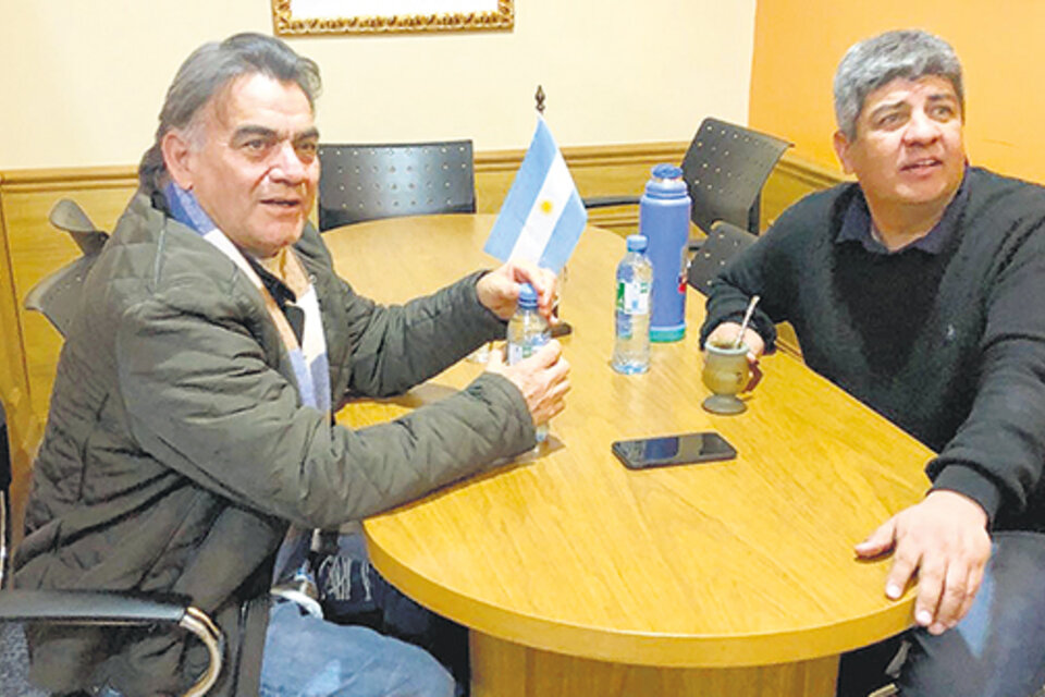 Francisco “Barba” Gutiérrez, de la UOM, y Pablo Moyano, de Camioneros, otra vez aliados.