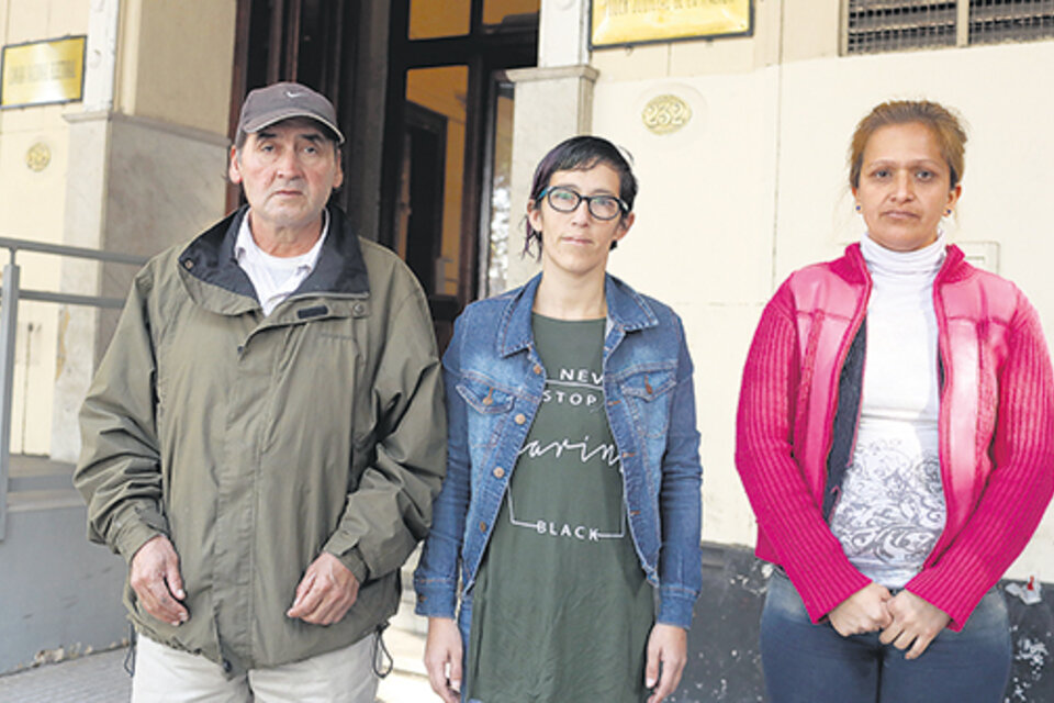 Luis Jaime, Noemí Viera y Débora Tovani, tres de los “aportantes” de Cambiemos que fueron a la Justicia. (Fuente: Joaquín Salguero)