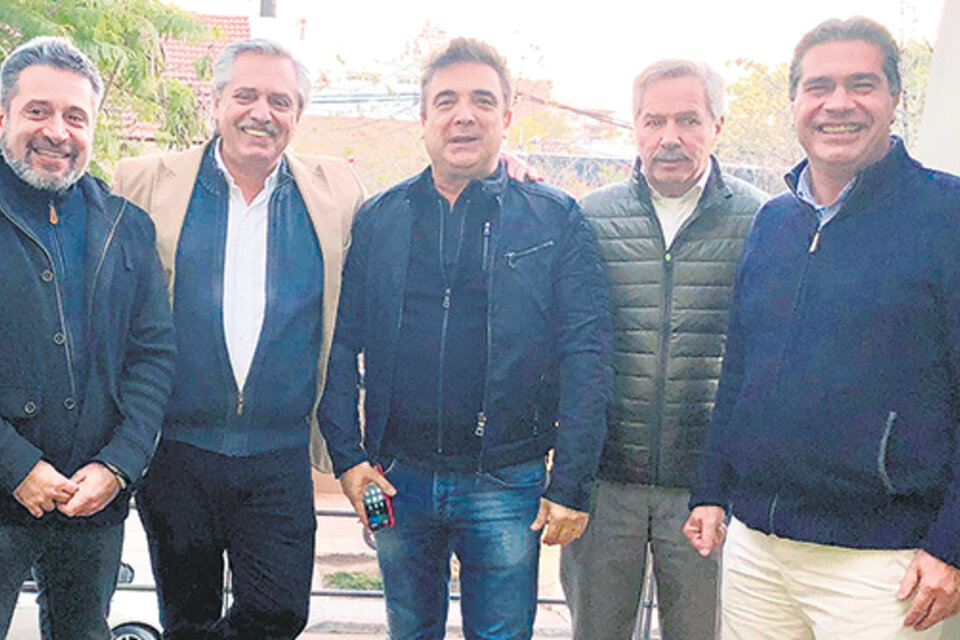 Los dirigentes del peronismo, durante el último encuentro que mantuvieron el mes pasado en Corrientes.
