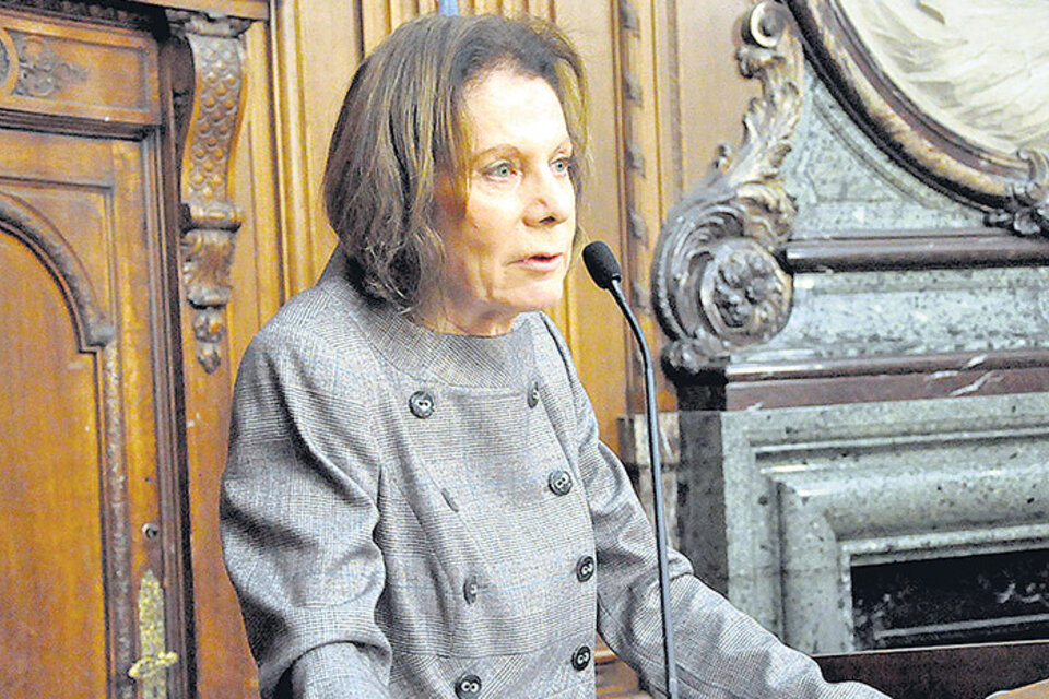 Inés Weinberg de Roca, jueza del Tribunal Superior de Justicia y ex compañera de gimnasio de Macri.