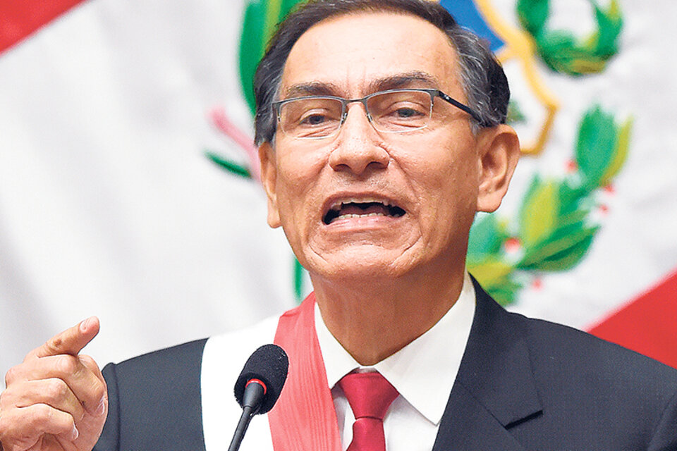 El mensaje de Vizcarra removió el escenario político. (Fuente: AFP)