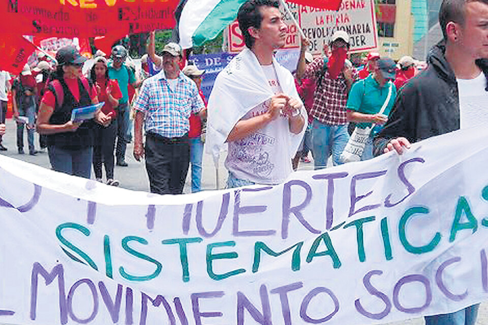 Las marchas de protesta por el asesinato de líderes sociales se repitieron en toda Colombia.