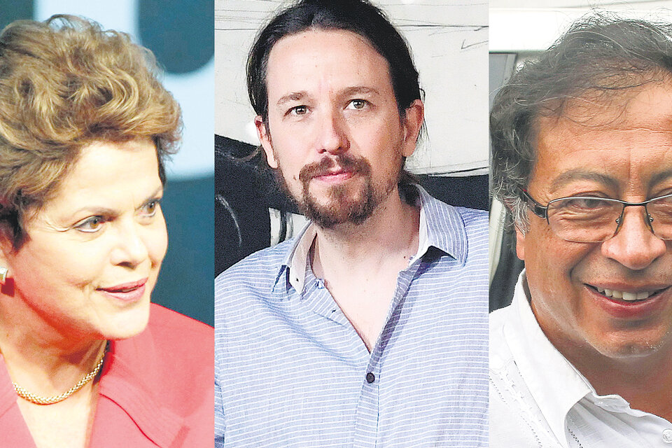 Dilma, Iglesias y Petro, algunos de los políticos latinoamericanos que apoyaron a AMLO.