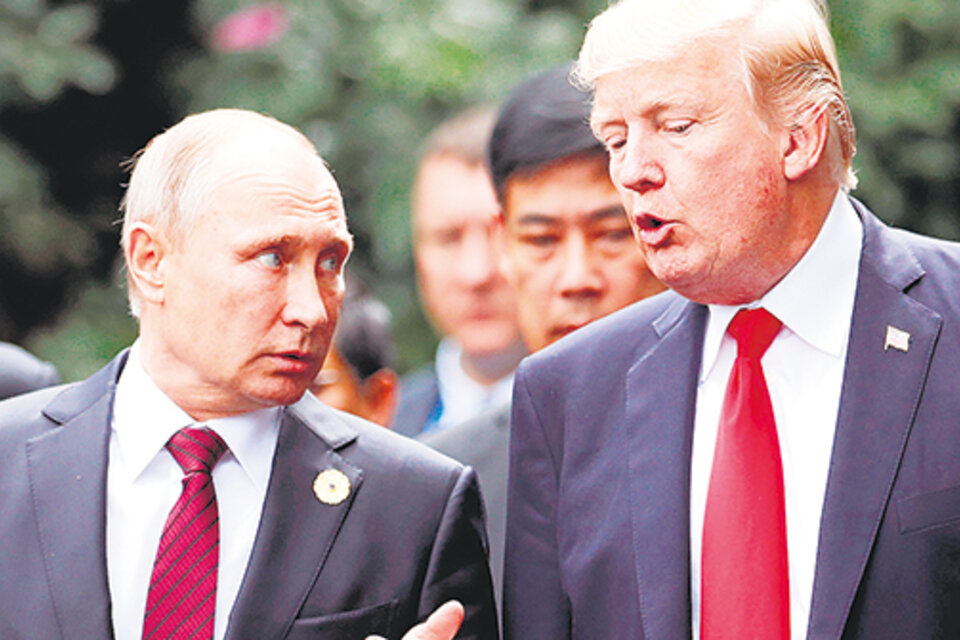 Los mandatarios Putin y Trump tuvieron una reunión bilateral la semana pasada en Helsinki.