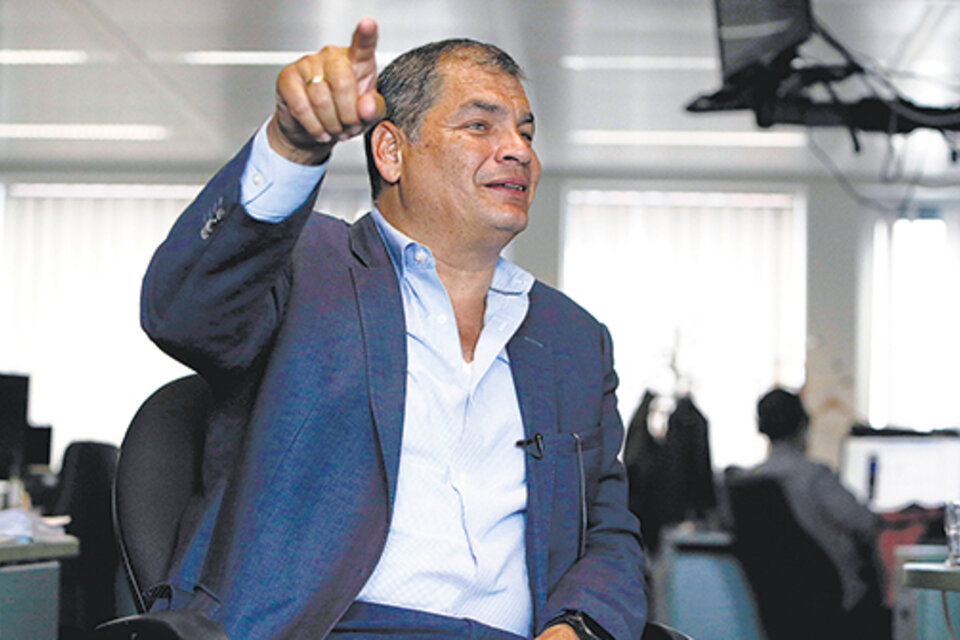 Correa denunció un complot para que no vuelva (Fuente: AFP)