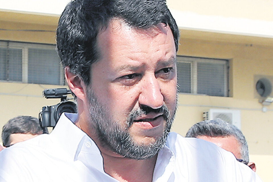 Salvini, un ministro de línea dura.