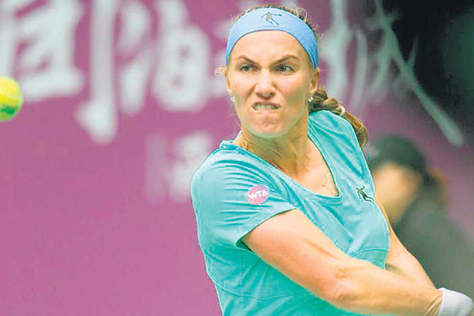 La rusa Svetlana Kuznetsova es entrenada por Cañas.