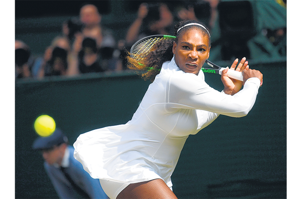 Serena Williams, ganadora ayer frente a la alemana Julia Görges. (Fuente: EFE)