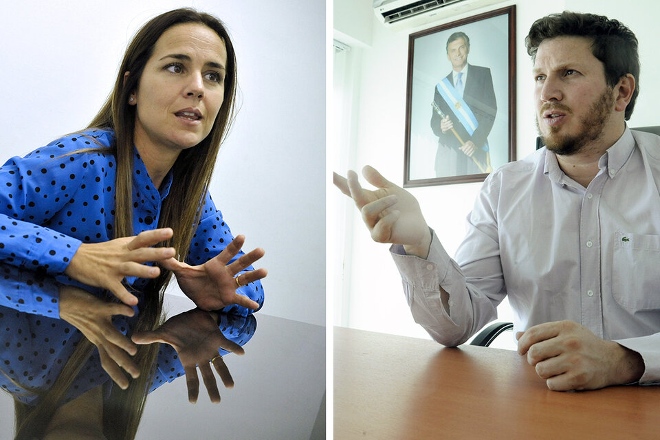 Federico Angelini y Anita Martínez parecen haber limado diferencias y enderezado su relación. (Fuente: Archivo Rosario/12)
