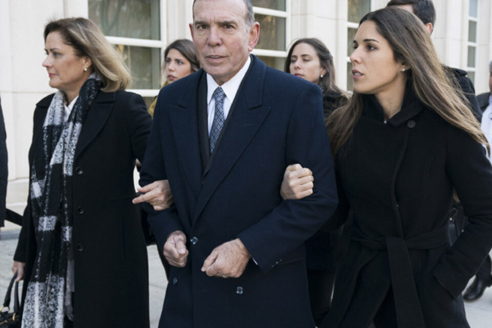 Napout, durante una de las audiencias del juicio en Nueva York, a fines de 2017. (Fuente: AFP)