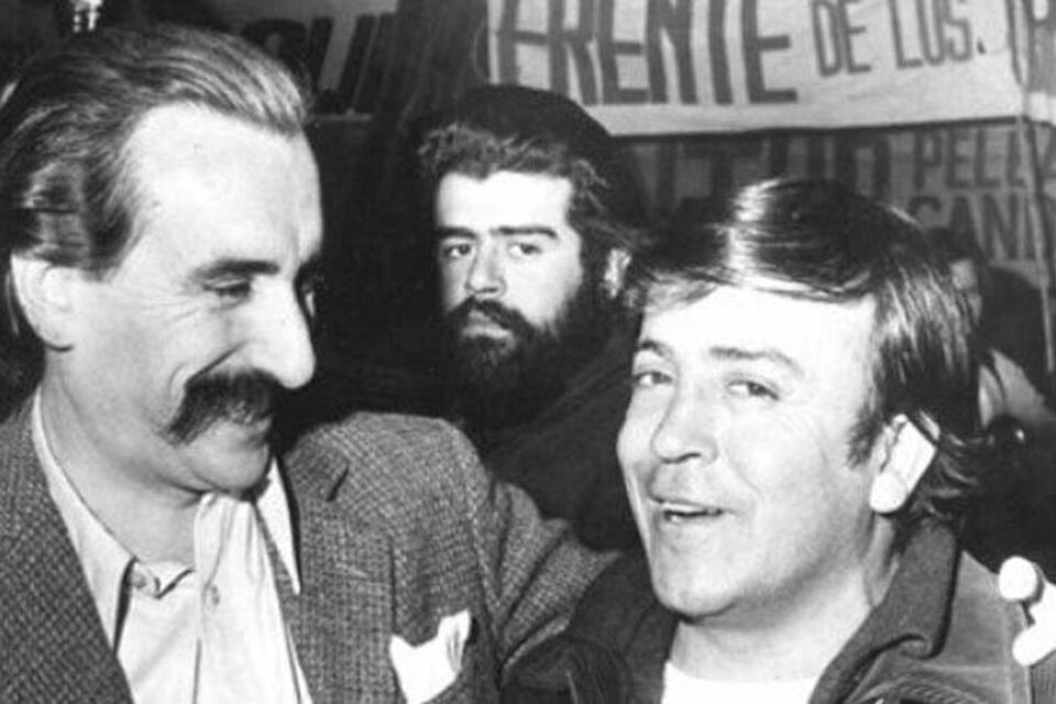 Coral (izquierda), junto a Juan Carlos Páez, su compañero de fórmula en las elecciones de septiembre de 1973. (Fuente: Izquierda Socialista)