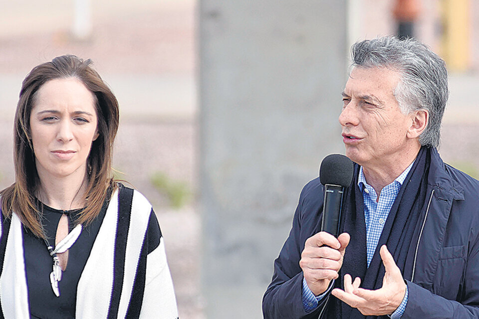 Tanto Macri como la gobernadora Vidal sufren una pérdida de apoyo popular. (Fuente: Télam)
