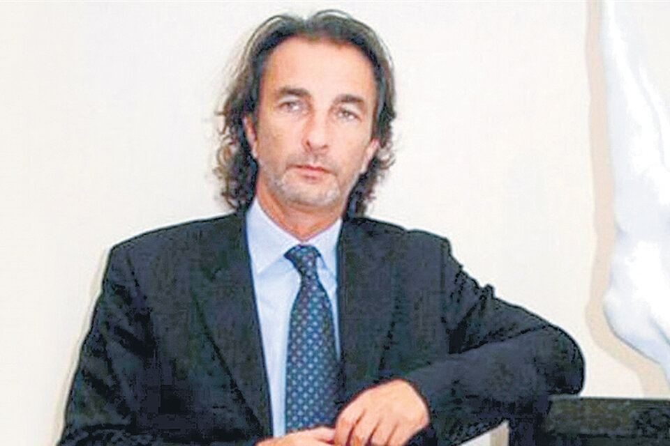 Angelo Calcaterra fue ayer al juzgado de Martínez de Giorgi.
