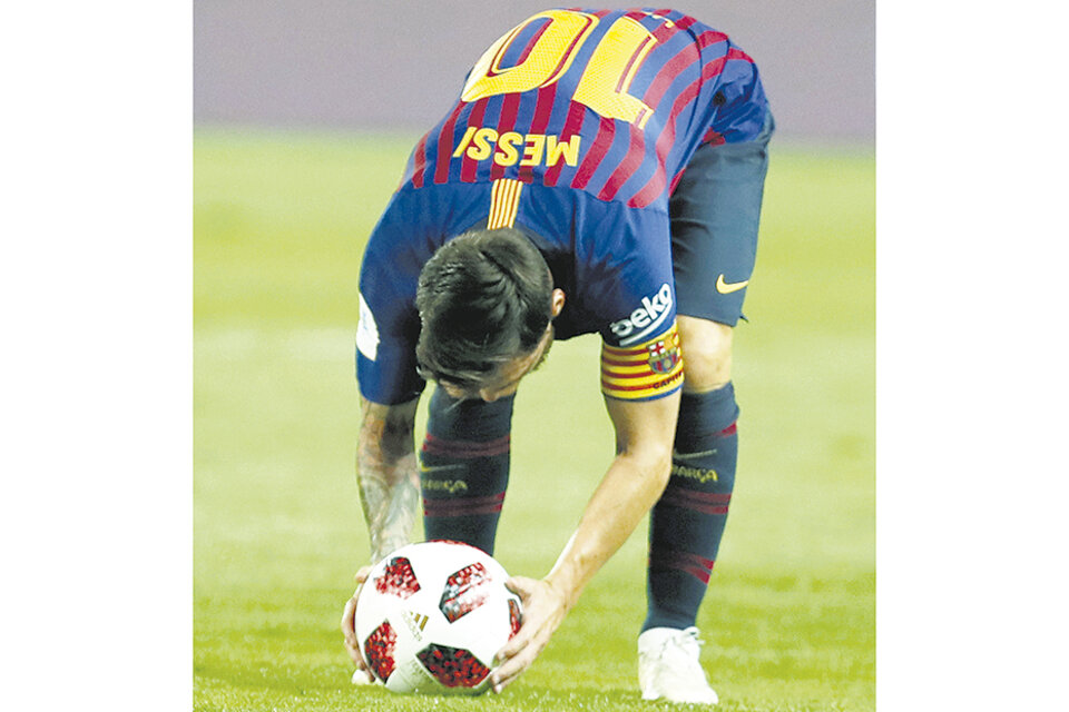 Messi como única megaestrella (Fuente: EFE)