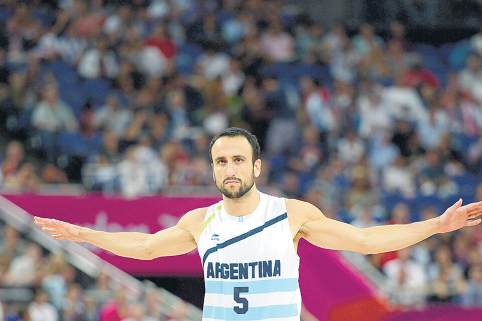 Emanuel Ginóbili, el mejor basquetbolista argentino de la historia. (Fuente: AFP/ Télam)