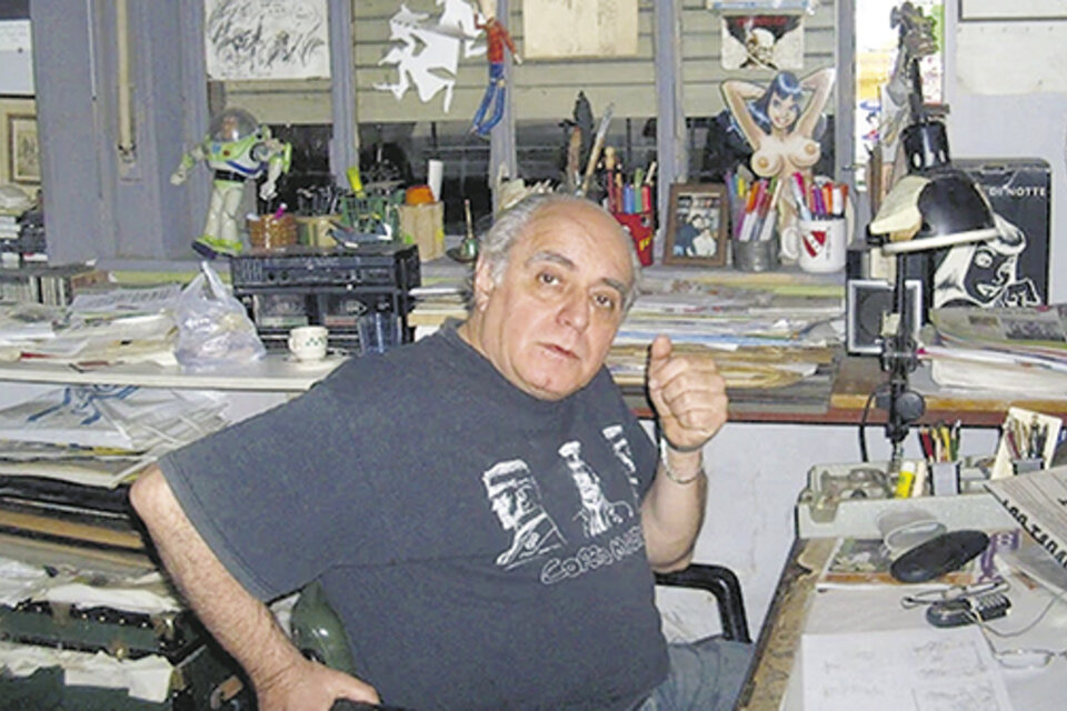 Maicas era un tipo querido como pocos en el ambiente de la historieta, el dibujo y el humor gráfico.