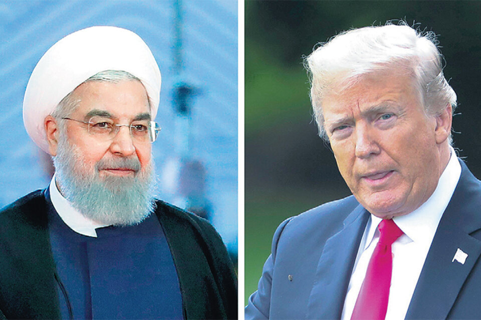 Trump amenazó con más sanciones y Rohani contestó que no negociará mientras haya castigos contra Irán.