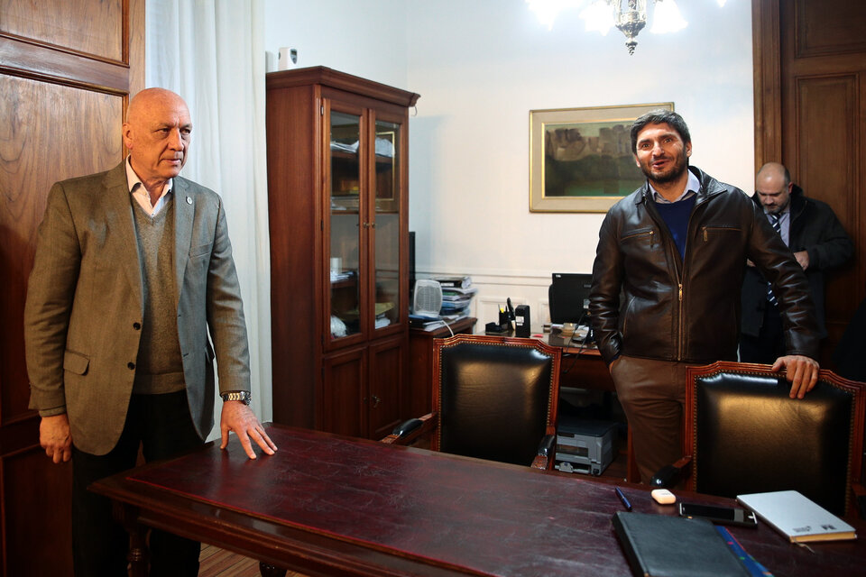 Pullaro y Bonfatti en la presidencia de la Cámara baja.