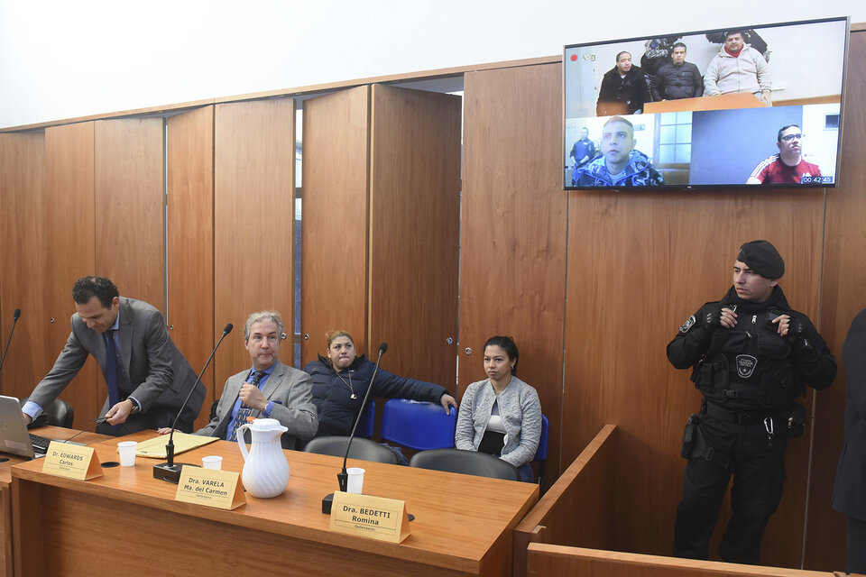 Los detenidos de “alto perfil” aparecieron por videoconferencia en la Cámara Penal. (Fuente: Sebastián Granata)