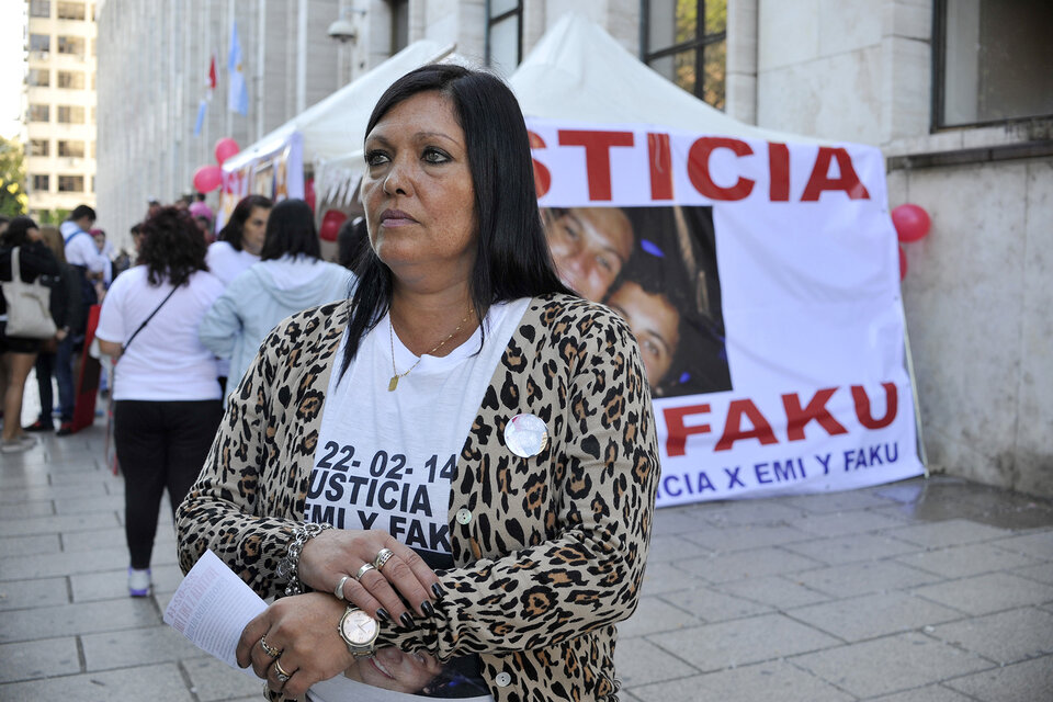 Fabiana Ferreyra, madre de Emiliano Cáceres y firme impulsora del proceso judicial. (Fuente: Andres Macera)