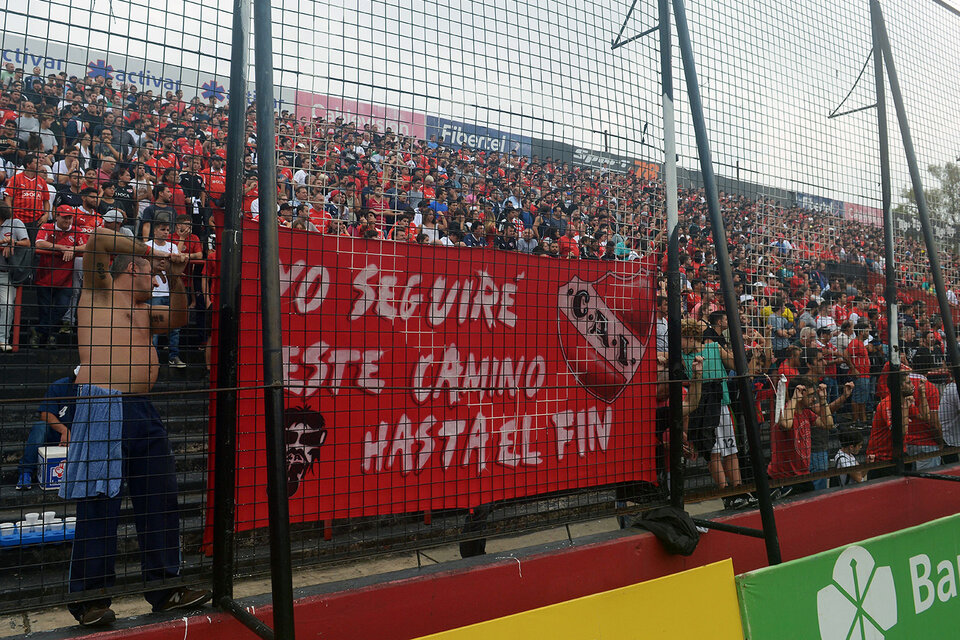 Hinchas del Rojo irán a la popular, detrás del Palomar. (Fuente: Sebastián Granata)